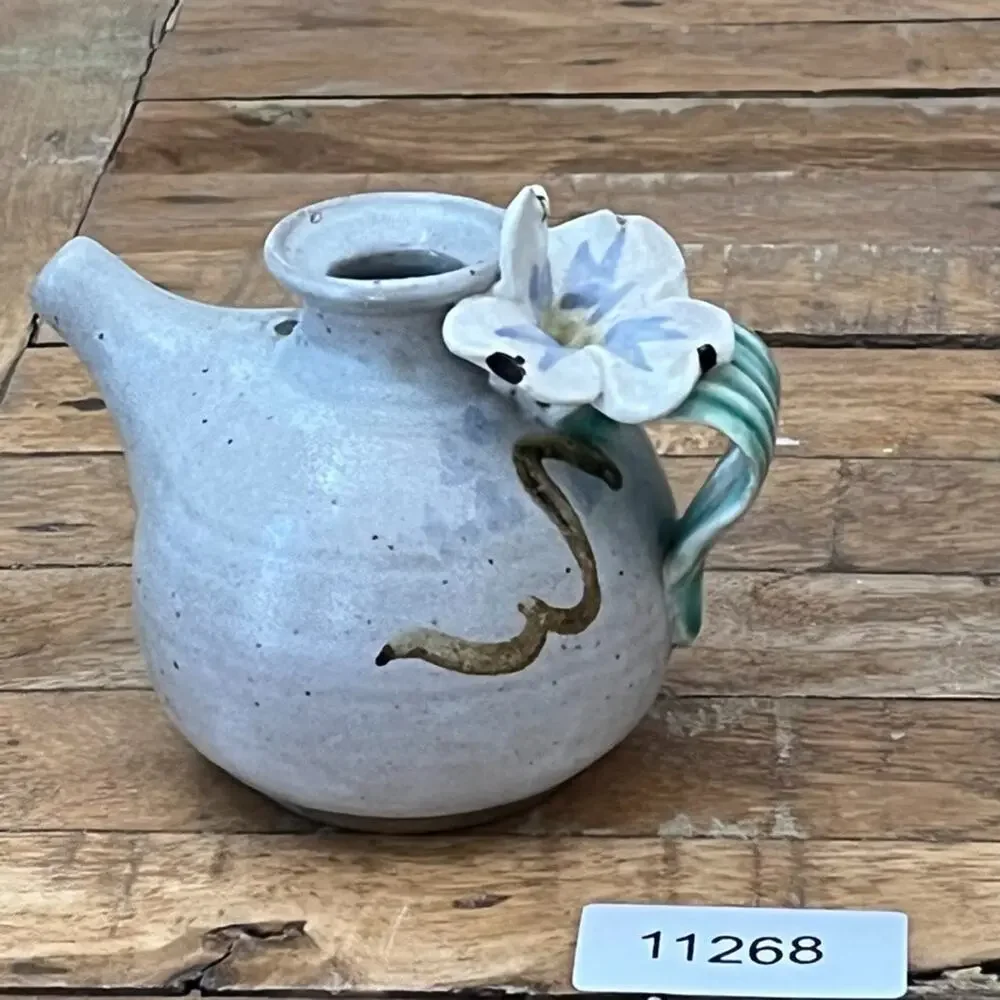 Studio Art Pottery Clay Teapot 4